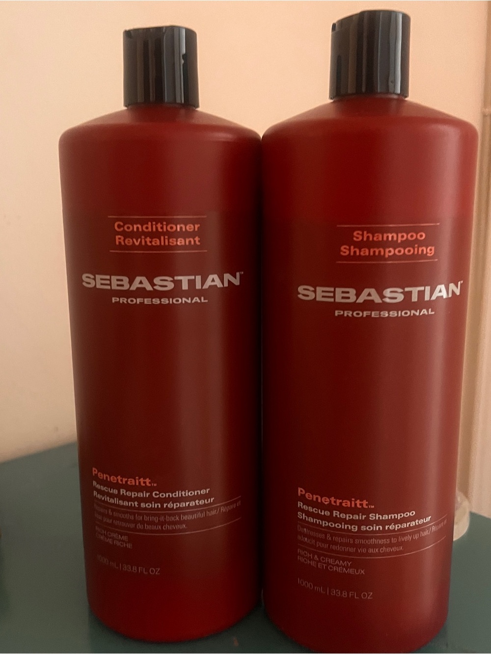 Sebastian Professional Penetraitt Red Repair Shampoo & Conditioner Duo